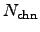 $N_{\rm chn}$