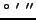 $^{\circ}\ '\ ''$