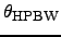 $\theta _{\rm HPBW}$
