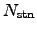 $N_{\rm stn}$