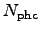 $N_{\rm phc}$