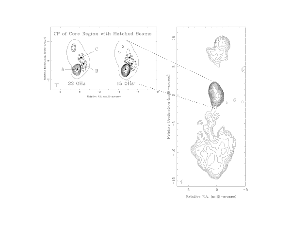 3C84 Circular Polarization image
