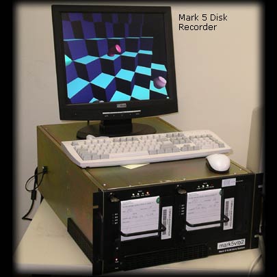 Mark 5 Disc recording unit. 4 Terabyte capacity that can be used in as little as 48 hrs of observing.