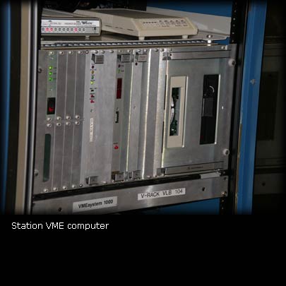 Station VME computer.